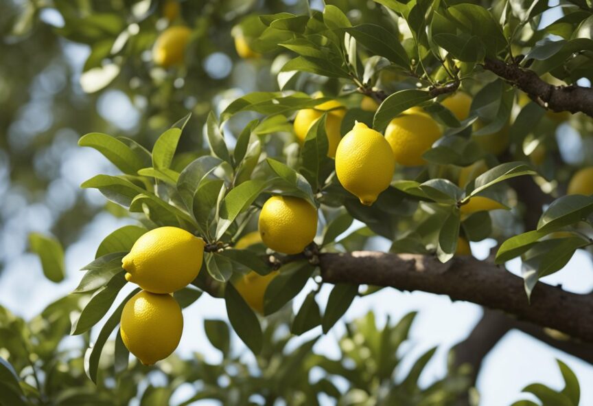Pruning a lemon tree